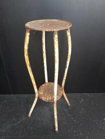 Mooie oude prachtige verweerde planten etagere /standaard, Ophalen of Verzenden