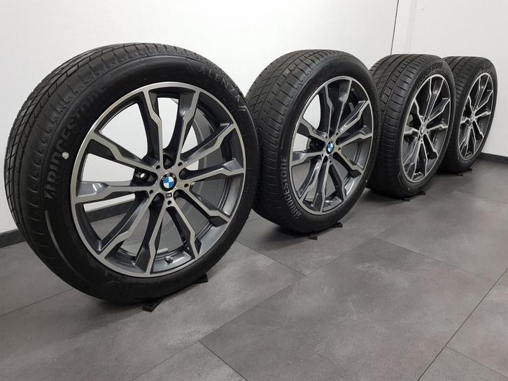 Originele BMW X3 X4 M699 20 velgen + banden, Auto-onderdelen, Banden en Velgen, Banden en Velgen, Zomerbanden, 20 inch, Ophalen