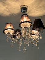 Luster met 5 lampenkapjes, Huis en Inrichting, Ophalen, Zo goed als nieuw