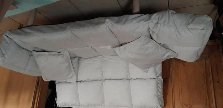 Canapé, Huis en Inrichting, Zetels | Zetels, Nieuw, Rechte bank, Overige maten, Minder dan 150 cm, 75 tot 100 cm, Hout, Metaal