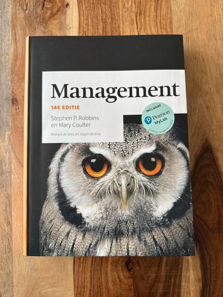 Stephen P. Robbins - Management, Boeken, Schoolboeken, Zo goed als nieuw, Nederlands, Ophalen