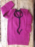 Fuchsia kasjmier trui met open rug, Kleding | Dames, Nieuw, Maat 34 (XS) of kleiner, Fait main, Ophalen of Verzenden