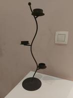 Kaarshouder als een plant (3 theelichtjes), Ophalen, Gebruikt, 25 tot 50 cm, Zwart