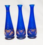 Trois vases soliflore Art Nouveau - Val Saint Lambert., Antiquités & Art, Enlèvement ou Envoi