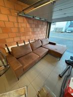 Hoekzetel cognac, Huis en Inrichting, Zetels | Complete zithoeken, Ophalen, Zo goed als nieuw