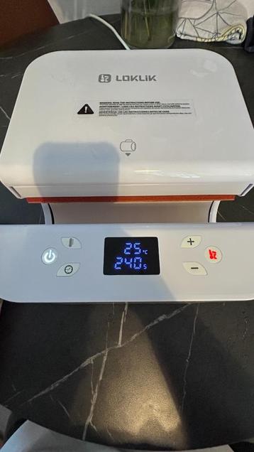 Loklik Mini Heat Press – nieuw, slechts2 tassen ingemaakt beschikbaar voor biedingen