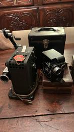 2 caméras et projecteur anciens avec boîtes en cuir, Collections, Appareils photo & Matériel cinématographique, Enlèvement