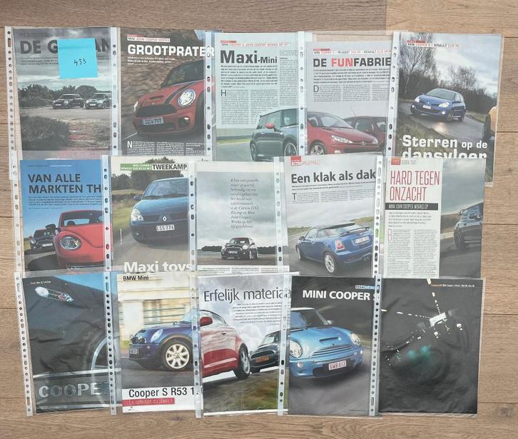 MINI-ARTICLES, Livres, Autos | Brochures & Magazines, Enlèvement ou Envoi