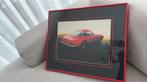 Hideki yoshida ferrari lusso in kader, Audio, Tv en Foto, Foto | Digitale fotokaders, Ophalen, Zo goed als nieuw