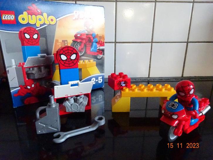Duplo 10607 Spider-Man webmotor werkplaats*VOLLEDIG*PRIMA, Kinderen en Baby's, Speelgoed | Duplo en Lego, Duplo, Complete set