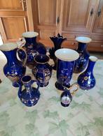 Set vazen en schenkkannen in Bavaria Cobalt, Antiek en Kunst, Ophalen