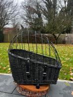 Hondenfietsmand achterop Flamingo Zwart wilgenhout, Fietsen en Brommers, Ophalen, Nieuw, Fietsmand, Flamingo