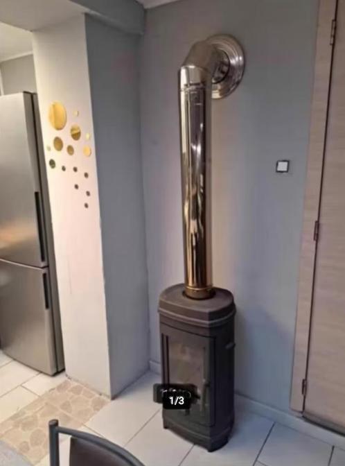 houtkachel, Huis en Inrichting, Kachels, Gebruikt, Houtkachel, Ophalen