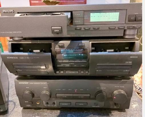 2 X STEREO + DVD SPELER, Audio, Tv en Foto, Stereoketens, Zo goed als nieuw, Cassettedeck, Cd-speler, Dvd-speler, Tuner of Radio