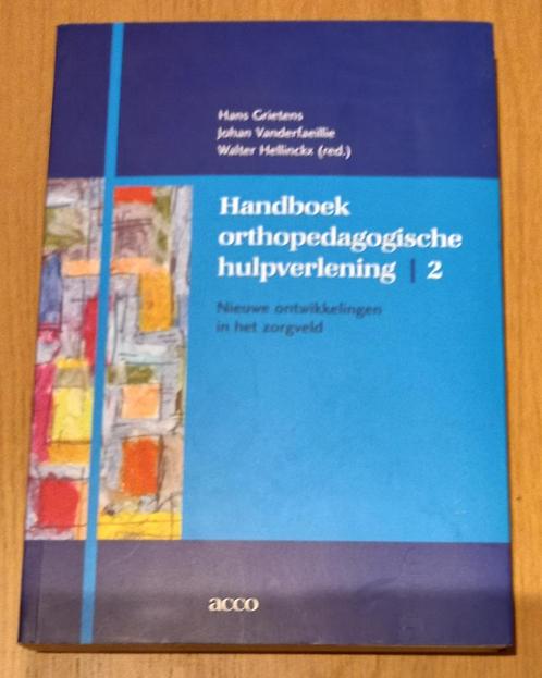 Handboek orthopedagogische hulpverlening 2, Livres, Livres d'étude & Cours, Utilisé, Enseignement supérieur professionnel, Enlèvement ou Envoi