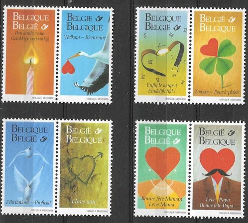 Belgie 1999 - Yvert/OBP 2796-2803 - Wenszegels (PF), Timbres & Monnaies, Timbres | Europe | Belgique, Non oblitéré, Envoi