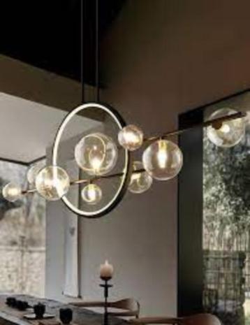 Archipel Hanglamp 10_bollen zwart beschikbaar voor biedingen