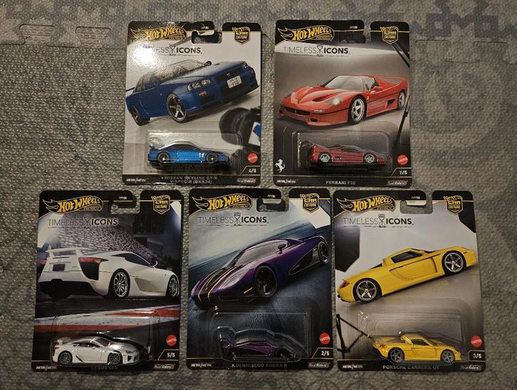 Hot Wheels Premium - Timeless Icons : Completed set, Verzamelen, Complete verzamelingen en Collecties, Ophalen