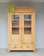 Armoire à linge française XL en brocante ancienne, armoire à, Enlèvement ou Envoi