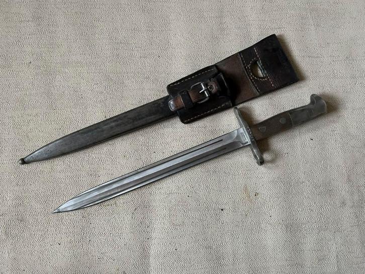 Zwitserse M1918 Bajonet voor K11 en K31 - 1951, Verzamelen, Militaria | Algemeen, Landmacht, Mes of Dolk, Ophalen of Verzenden