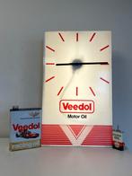 Boîte à lumière publicitaire ancienne huile Veedol, Collections, Table lumineuse ou lampe (néon), Utilisé, Enlèvement ou Envoi