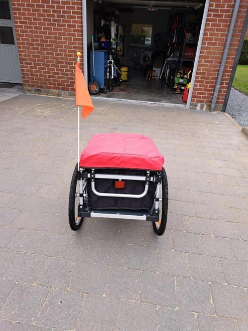 Remorque pour vélo, Fietsen en Brommers, Fietsaccessoires | Aanhangwagens en Karren, Zo goed als nieuw, Bagagekar, 20 tot 40 kg