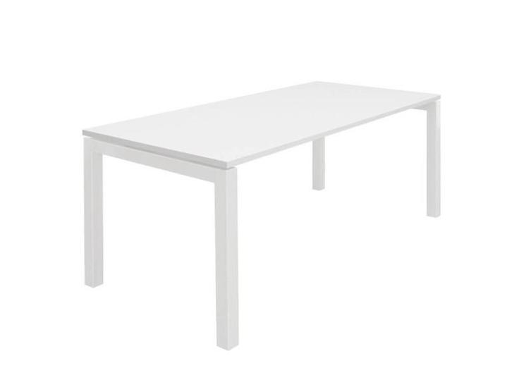 Witte sterke zware tafel 120x90, Huis en Inrichting, Tafels | Eettafels, Zo goed als nieuw, Ophalen