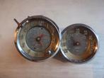 Instruments voitures anciennes JAEGER:horloge   et thermo, Enlèvement ou Envoi, Utilisé