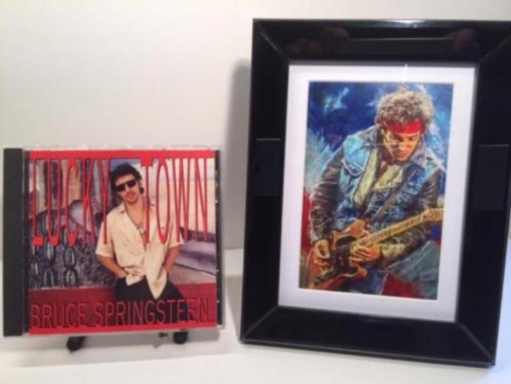 CD - Bruce Springsteen - Lucky Town, Cd's en Dvd's, Cd's | Rock, Zo goed als nieuw, Singer-songwriter, Ophalen of Verzenden