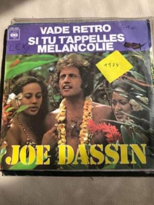 7" Joe Dassin, Vade retro / Si tu t'appelle melancolie, Cd's en Dvd's, Vinyl | Pop, Zo goed als nieuw, Ophalen of Verzenden