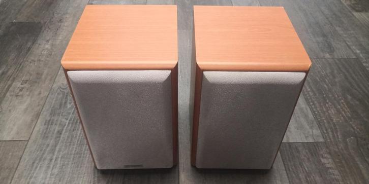 Art Sound AS 400 - 10-160 watt bookshelf speakers, Audio, Tv en Foto, Luidsprekerboxen, Gebruikt, Front, Rear of Stereo speakers