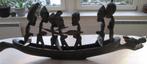Congolese drakenboot in hardhout., Antiek en Kunst, Ophalen of Verzenden