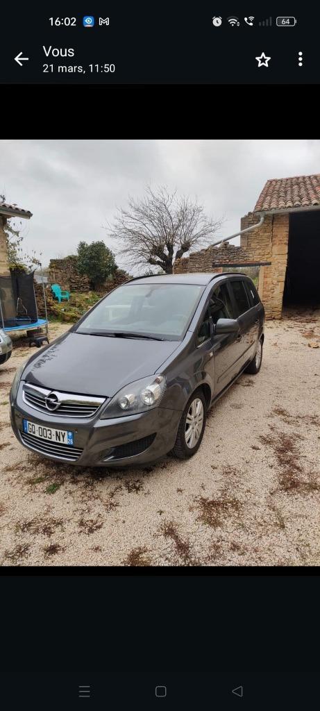 Zafira B GPL, Auto's, Opel, Particulier, Zafira, Alarm, Climate control, Dakrails, Elektrische buitenspiegels, Parkeersensor, Trekhaak