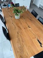 Table à manger en bois massif Joli 10 personnes, 100 à 150 cm, Chêne, Rectangulaire, Enlèvement