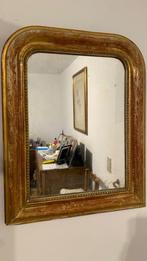 Miroir doré ancien Louis Philippe, Ophalen, Minder dan 50 cm, Minder dan 100 cm
