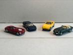 Voitures miniatures Ferrari (3x) et Jaguar (1x), Comme neuf, Enlèvement ou Envoi