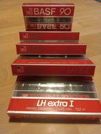 Cassette bandjes BASF 90 LH-EI (5 STUKS), Cd's en Dvd's, Cassettebandjes, 2 t/m 25 bandjes, Ophalen of Verzenden, Nieuw in verpakking