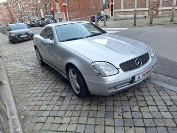 Mercedes slk200 r170 1999, Autos, Argent ou Gris, Achat, Boîte manuelle, Bleu