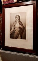 Zeer grote litho van H Maria, zie foto's voor meer  info., Ophalen