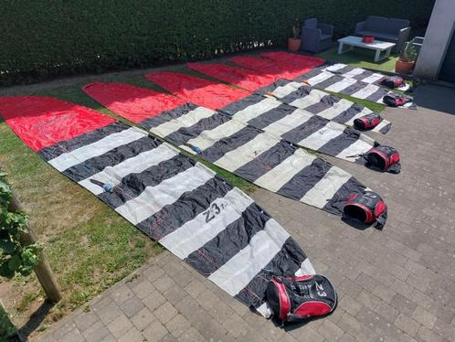 ZÉBRA Z3 Set 3.2 à 12m2 (9 voiles complètes), Sport en Fitness, Vliegeren, Gebruikt, Vlieger, Vierlijns, Ophalen of Verzenden