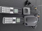 Draagbare telefoon Panasonic, Telecommunicatie, Vaste telefoons | Handsets en Draadloos, Ophalen, Zo goed als nieuw, 2 handsets