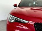 Alfa Romeo Stelvio 2.2JTD SPRINT-T.OUVRANT-GPS-CARPLAY-CUIR-, Auto's, Alfa Romeo, Gebruikt, 4 cilinders, Leder, Bedrijf