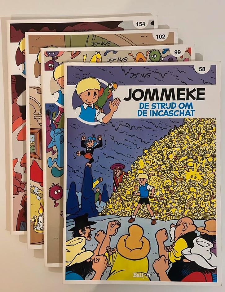 Jommeke (kleur, blauwe flap) - NIEUWSTAAT, Boeken, Stripverhalen, Ophalen