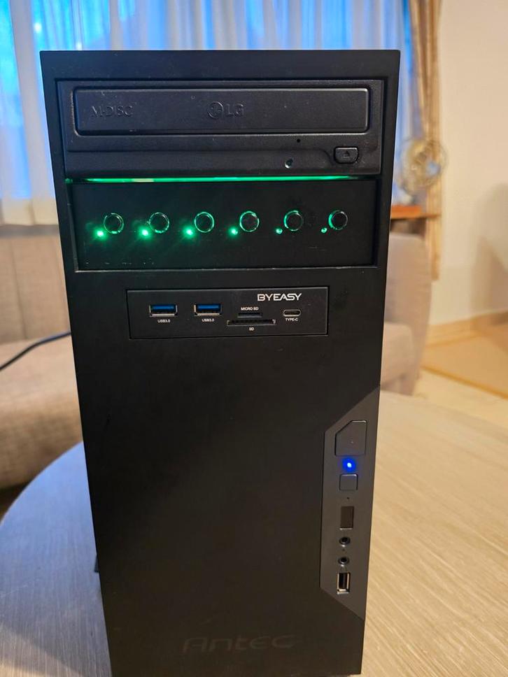 PC Antec  i7700k, 32GB DDR4, Up to 6 HDD/SSD Plug&Play, Computers en Software, Desktop Pc's, Gebruikt, 4 Ghz of meer, HDD, SSD