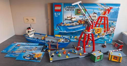 LEGO City 7994: Le bateau cargo (flotte vraiment) et le port, Enfants & Bébés, Jouets | Duplo & Lego, Comme neuf, Lego, Ensemble complet