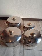 kookpotten, Huis en Inrichting, Inox, Gebruikt, Keramische plaat, Ophalen
