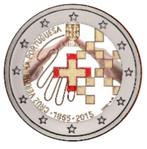 2 euro Portugal 2015 Rode Kruis gekleurd, Postzegels en Munten, Munten | Europa | Euromunten, 2 euro, Ophalen of Verzenden, Portugal