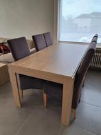 Tafel met 6 stoelen, Ophalen, Gebruikt