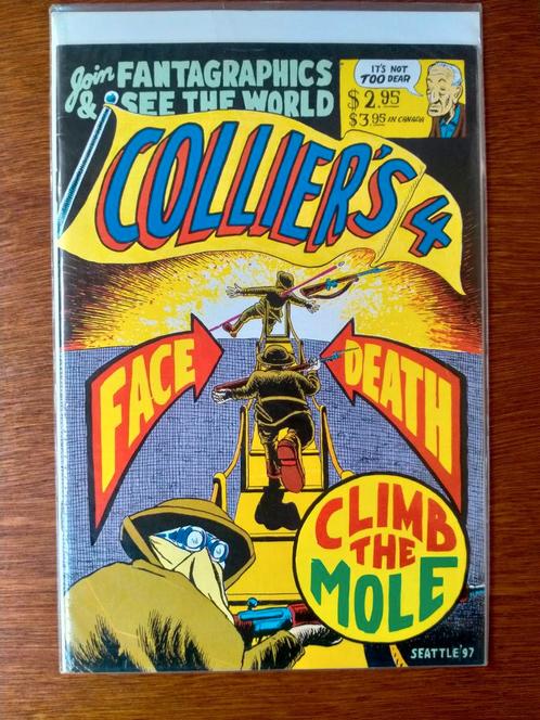 ZELDZAME NINETIES CULT COMIC : Collier’s #4, Boeken, Strips | Comics, Gelezen, Eén comic, Amerika, Ophalen of Verzenden