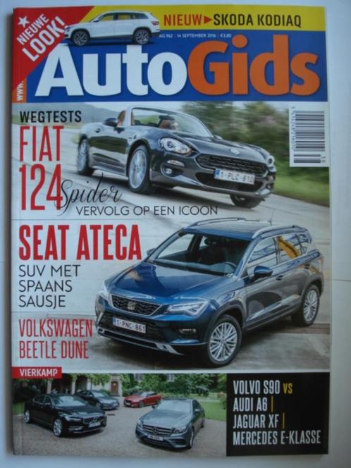 AutoGids 962 Fiat 124 Spider VW Beetle Dune Cabrio Volvo S90, Boeken, Auto's | Folders en Tijdschriften, Gelezen, Algemeen, Verzenden